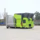 Мобильная станция для сжатого мусора с крюком двигателя Cummins объемом 6 кубических метров