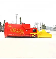 Мусоровоз с крюком, съемный прессованный мусоровоз