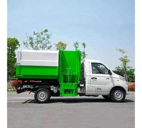 Самосвал для сбора мусора с боковым погрузчиком Foton