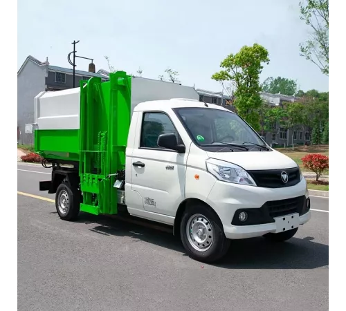 Самосвал для сбора мусора с боковым погрузчиком Foton