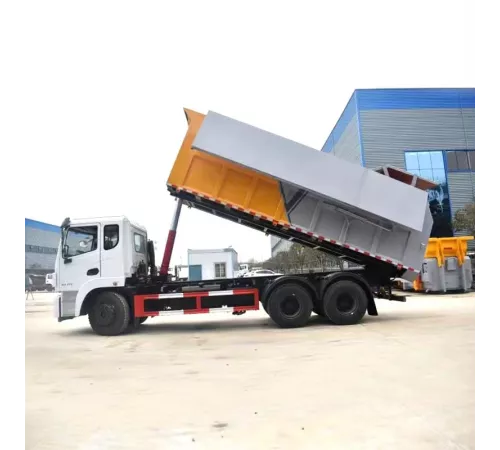 Dongfeng 6*4 док-мусорный мусоровоз