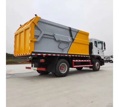 Dongfeng 4*2 Q345 гидравлический мусоровоз из углеродистой стали