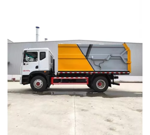Dongfeng 4*2 Q345 гидравлический мусоровоз из углеродистой стали
