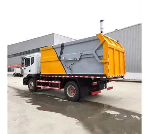 Dongfeng 4*2 Q345 гидравлический мусоровоз из углеродистой стали