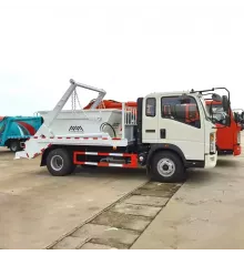 Мусоровоз Howo 4x2 5 тонн с поворотным рычагом, изготовленный по индивидуальному заказу