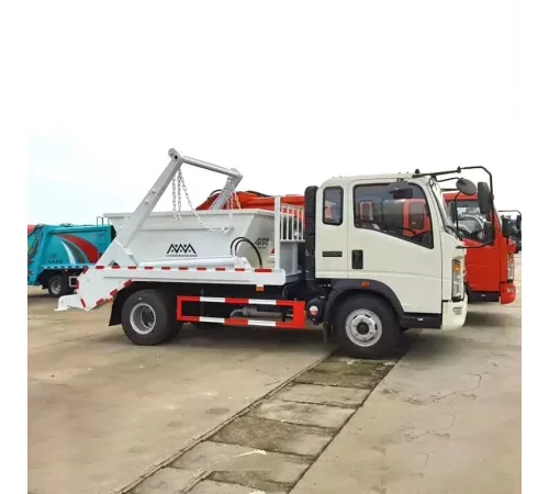 Мусоровоз Howo 4x2 5 тонн с поворотным рычагом, изготовленный по индивидуальному заказу