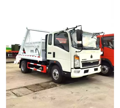 Мусоровоз Howo 4x2 5 тонн с поворотным рычагом, изготовленный по индивидуальному заказу