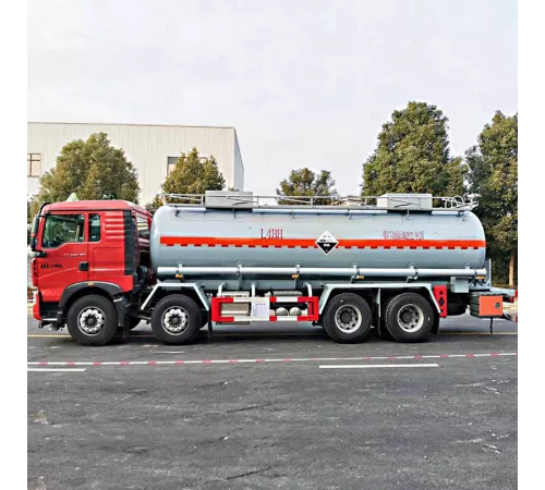 HOWO 8*4 HCL Химический грузовик для перевозки раствора кислоты натрия