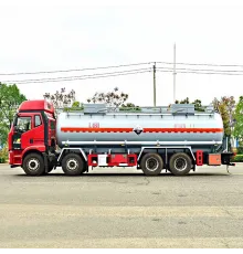 FAW 8*4 20-тонный прицеп-цистерна с серной кислотой H2SO4