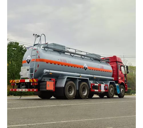 FAW 8*4 20-тонный прицеп-цистерна с серной кислотой H2SO4