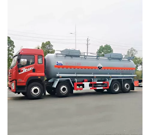 FAW 20 тонн 8*4 грузовик для перевозки уксусно-фосфорного раствора