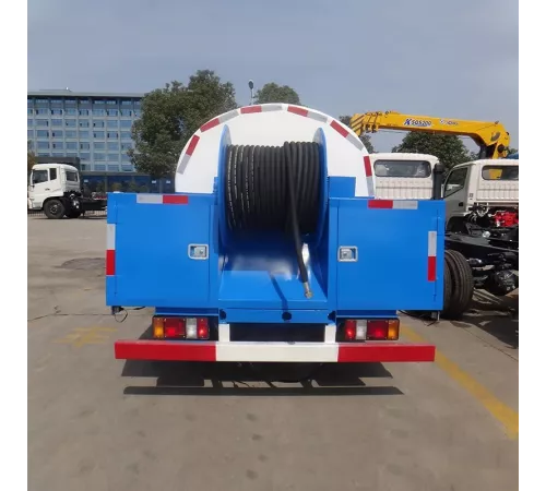 JMC 4*2 6cbm вакуумный грузовик высокого давления для всасывания сточных вод