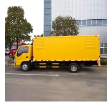 Небольшой грузовик Isuzu для аварийной генерации электроэнергии на открытом воздухе мощностью 50 кВт