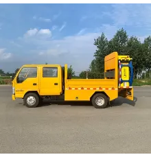Япония Isuzu 4*2 двухрядный буферный грузовик для предотвращения столкновений