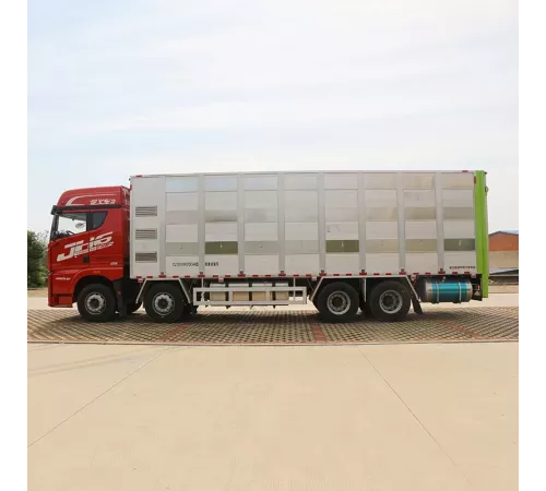 FAW 8*4 грузовик для перевозки животных, птицы, курицы, свиней