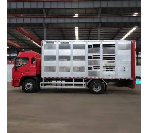 JAC 4*2 из алюминиевого сплава, грузовик для перевозки свиней и скота