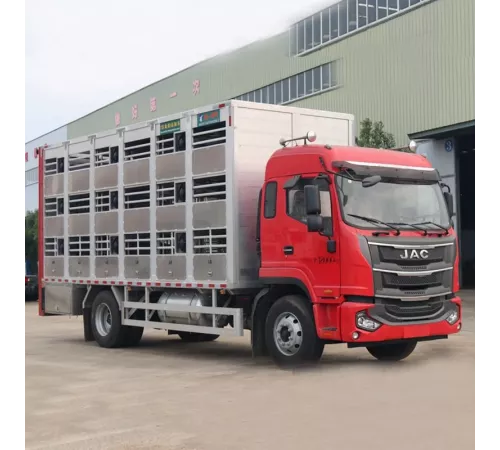 JAC 4*2 из алюминиевого сплава, грузовик для перевозки свиней и скота