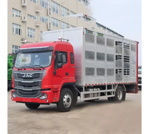 JAC 4*2 из алюминиевого сплава, грузовик для перевозки свиней и скота
