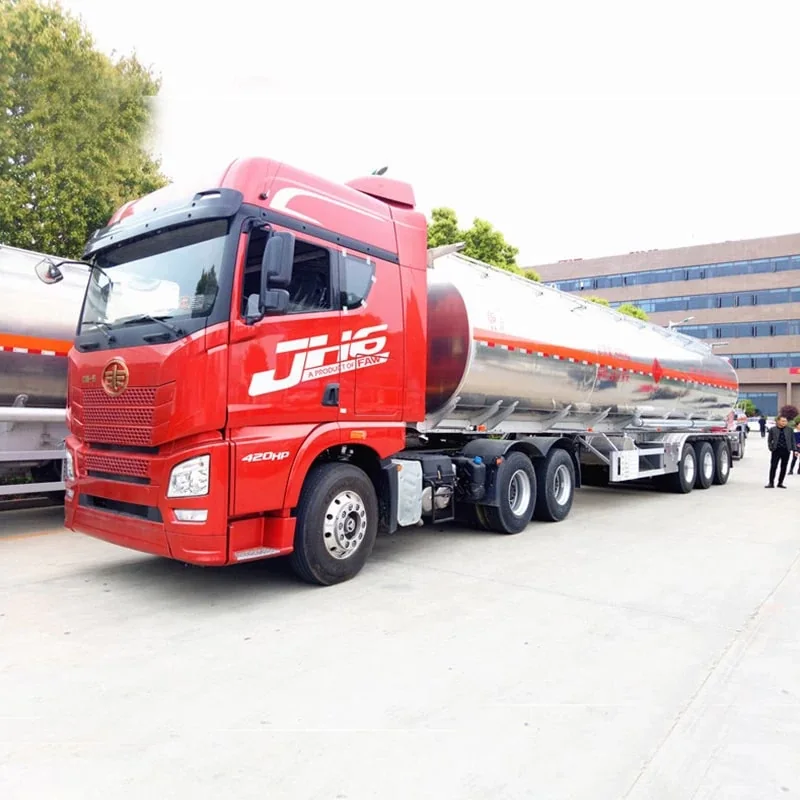 Semiremorcă cisternă benzină cu 3 axe, 49000L, țiței - imagine 2