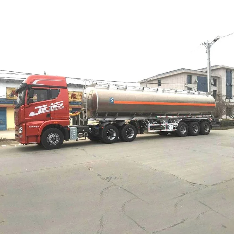 Semiremorcă cisternă benzină cu 3 axe, 49000L, țiței - imagine 3