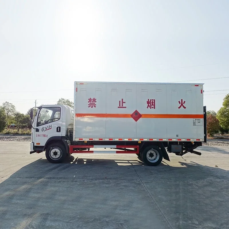 Camion Transport Explozivi FAW 4x2 Blindat - imagine 2
