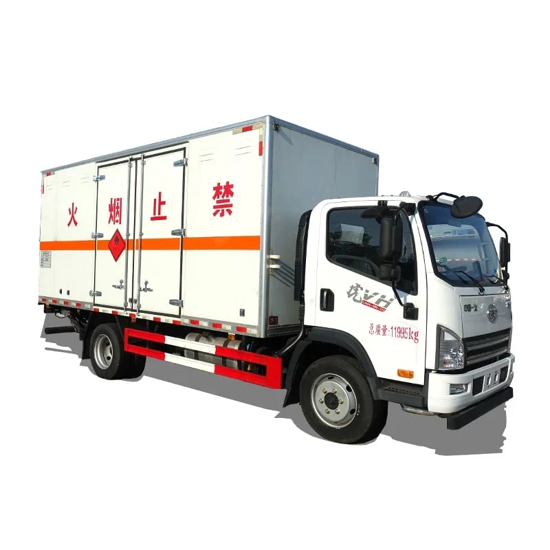 Camion Transport Explozivi FAW 4x2 Blindat - imagine 3