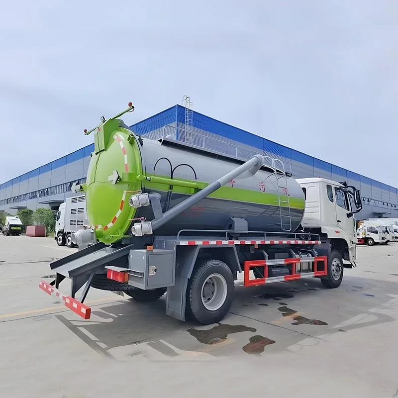 HOWO 12000-20000L Autovidanjă Canalizare Profesională - imagine 2