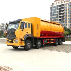 HOWO Autospecială Spălare și Desfundare Canalizare