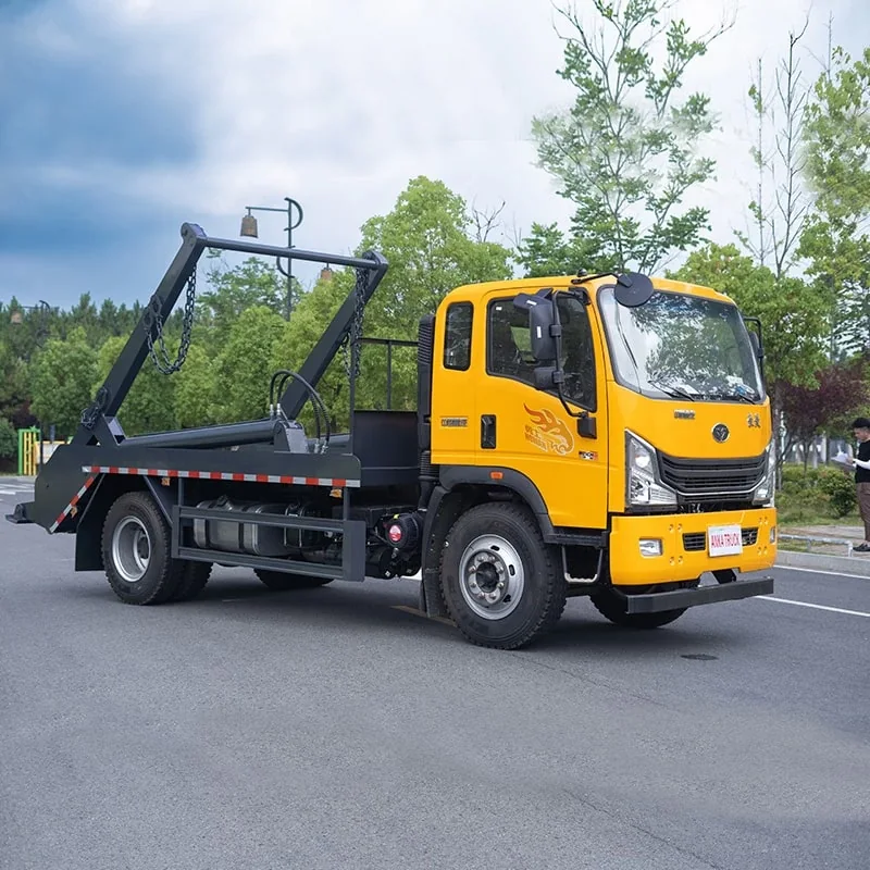 Sinotruk 7 CBM Swing-Arm Garbage Truck with Hopper Loader - Image 2