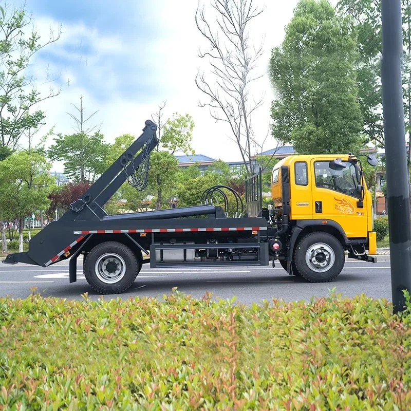 Sinotruk 7 CBM Swing-Arm Garbage Truck with Hopper Loader - Image 3