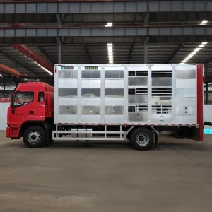 Camion de transport porci și bovine din aliaj de aluminiu JAC 4*2